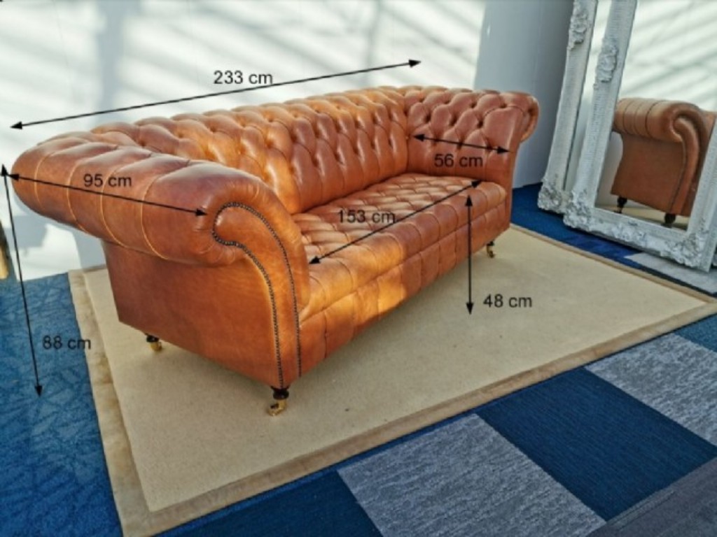 Deri Koltuk Modelleri Chesterfield Kanepe Vıntage Modeli Özel Tasarım