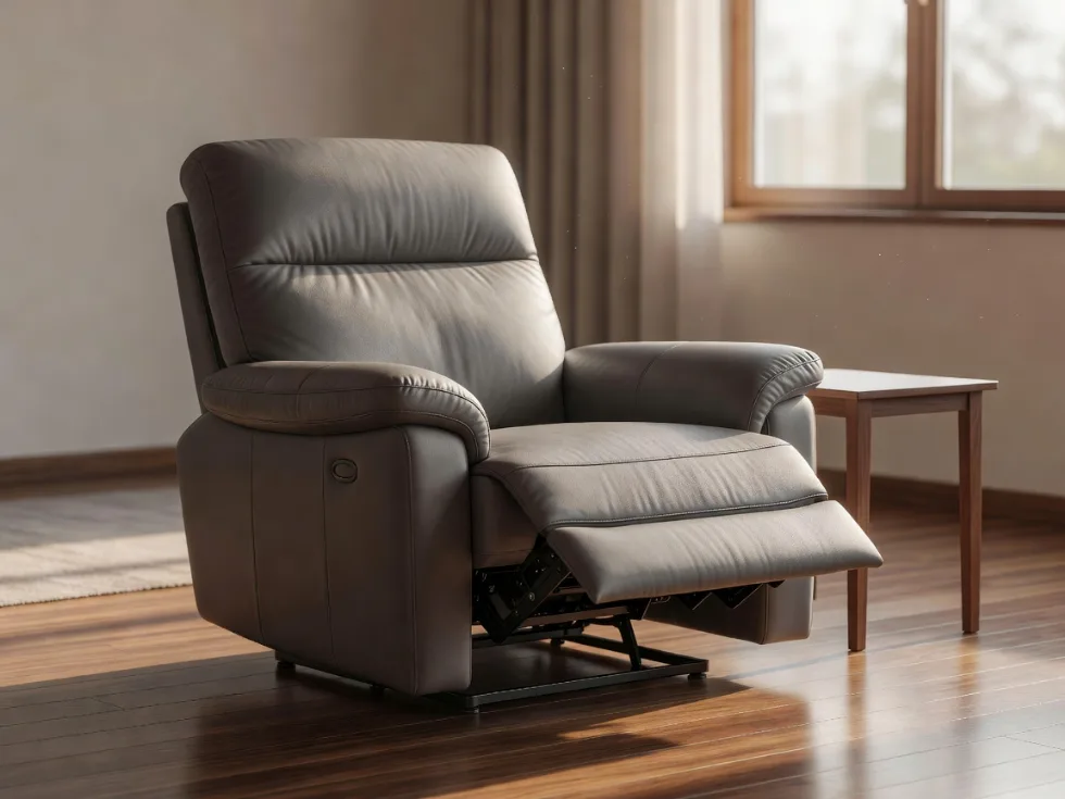 Gri Elektrikli Relax Berjer Koltuk