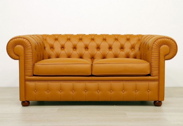 Chesterfield Kanepe Modeli Gerçek Deri Tasarım