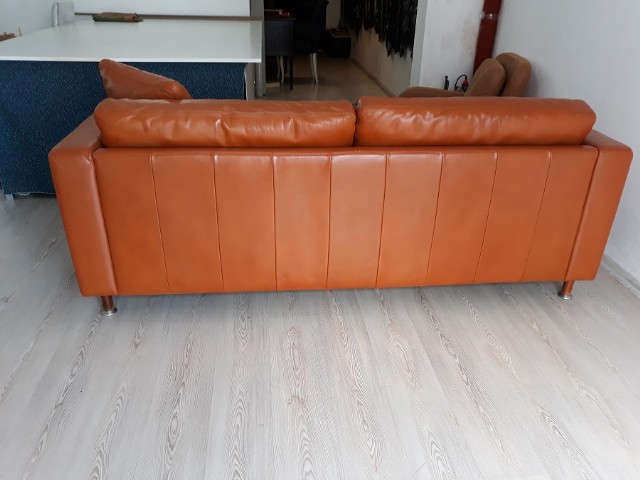 Taba Renk Modern Gerçek Deri Kanepe Modelleri