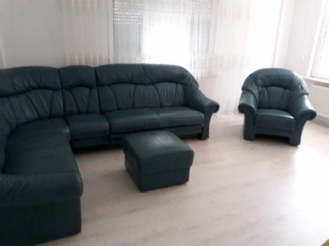 Modern Köşe Takım Sarıyer Hakiki Deri Boyama