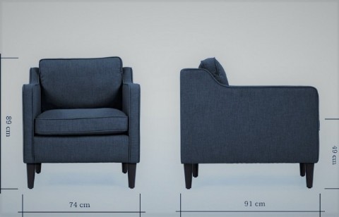 Modern Tekli Deri Koltuk Modeli Berjer Koltuk Kahve Renk Hakiki Deri Teknik Ölçüleri