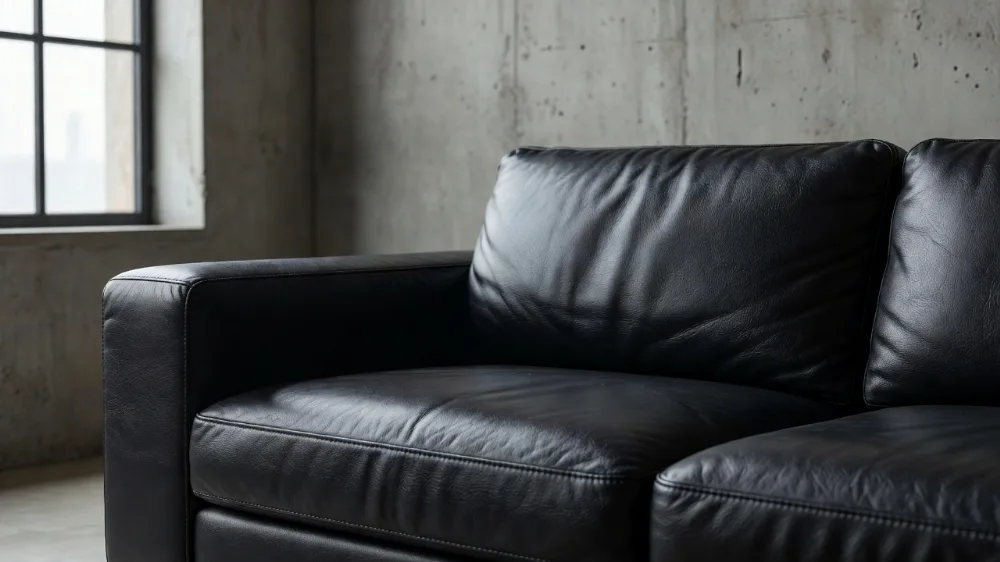 Siyah Deri Köşe Koltuğun Loft Estetiğine Kattığı Değer Siyah Deri Köşe Koltuğun Loft Estetiğine Kattığı Değer